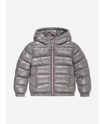 Moncler Enfant Boys Down Padded New Aubert Jacket in Grey Par le système avancé 