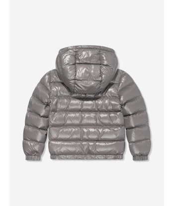 Moncler Enfant Boys Down Padded New Aubert Jacket in Grey Par le système avancé 