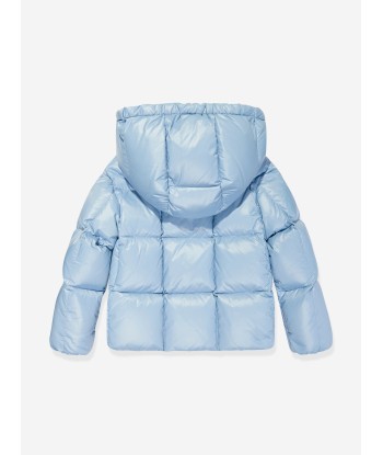 Moncler Enfant Girls Down Padded Parana Jacket in Blue de technologie