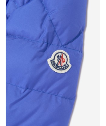 Moncler Enfant Boys Down Padded Baudinet Jacket in Blue Les êtres humains sont 