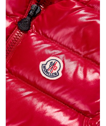 Moncler Enfant Girls Down Padded Ghany Gilet in Red du meilleur 