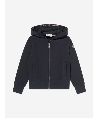 Moncler Enfant Boys Zip Up Top in Navy livraison et retour toujours gratuits