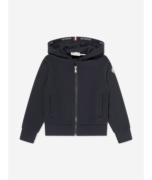 Moncler Enfant Boys Zip Up Top in Navy livraison et retour toujours gratuits