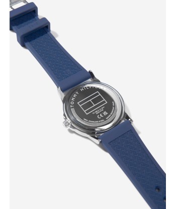 Tommy Hilfiger Boys Silicone Strap Watch in Navy 34mm (One Size) Véritable concentré