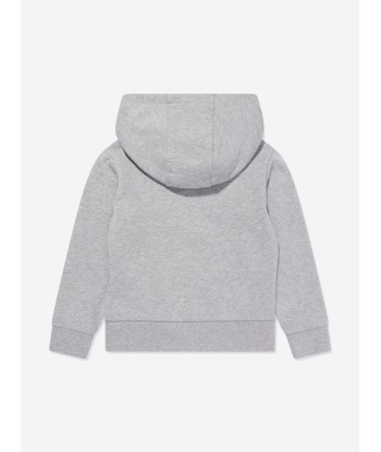 Moncler Enfant Boys Logo Hoodie in Grey votre restaurant rapide dans 