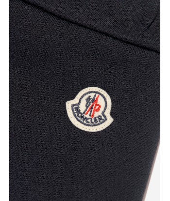 Moncler Enfant Boys Logo Joggers in Navy soldes