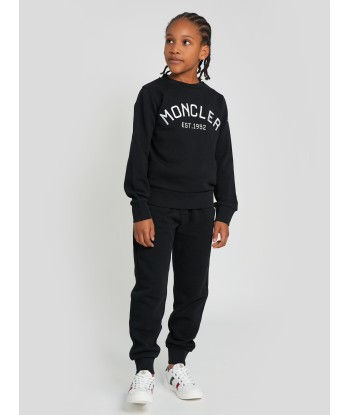 Moncler Enfant Boys Logo Tracksuit in Black pour bénéficier 