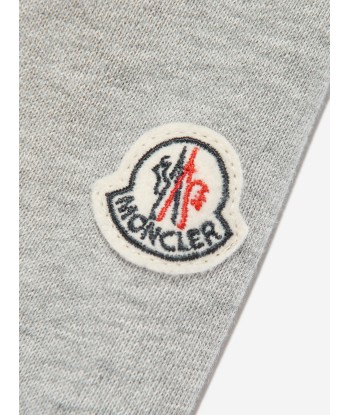 Moncler Enfant Girls Logo Sweater Dress in Grey france