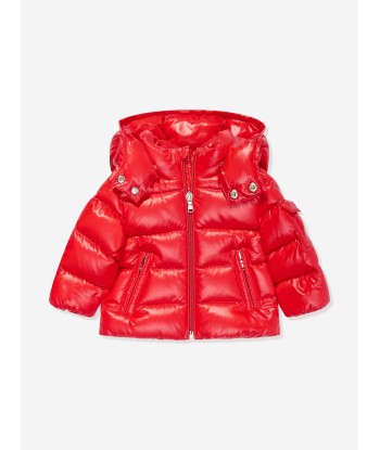 Moncler Enfant Baby Boys Down Padded New Maya Jacket in Red pas cher chine