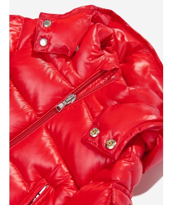 Moncler Enfant Baby Boys Down Padded New Maya Jacket in Red pas cher chine