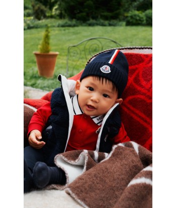 Moncler Enfant Baby Boys Down Padded Odal Gilet in Navy chez Cornerstreet bien 