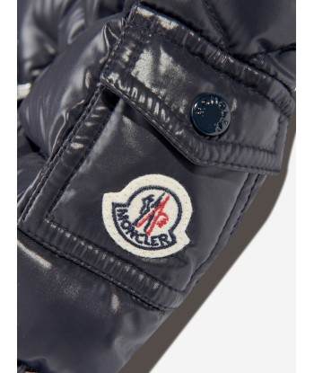 Moncler Enfant Baby Boys Down Padded New Maya Jacket in Navy la colonne vertébrale