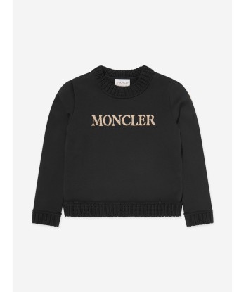 Moncler Enfant Girls Logo Tracksuit in Black Jusqu'à 80% De Réduction