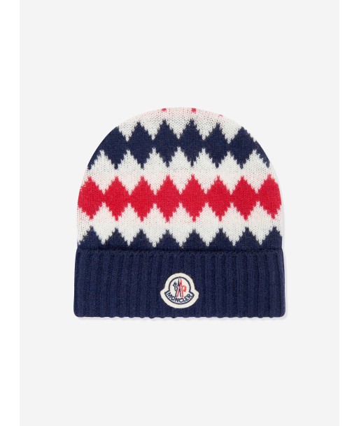 Moncler Enfant Baby Boys Wool Beanie Hat in Navy suggérées chez