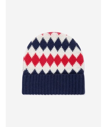 Moncler Enfant Baby Boys Wool Beanie Hat in Navy suggérées chez