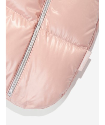 Moncler Enfant Baby Girls Down Padded Nest in Pink sur le site 