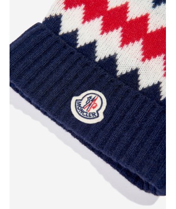 Moncler Enfant Baby Boys Wool Beanie Hat in Navy suggérées chez