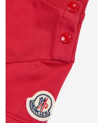 Moncler Enfant Baby Boys Logo T-Shirt in Red commande en ligne