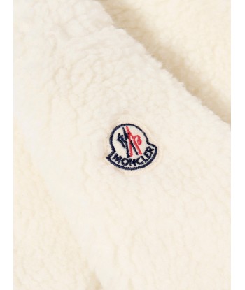 Moncler Enfant Baby Boys Zip Up Top in Ivory commande en ligne