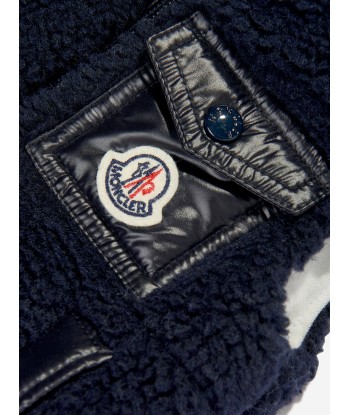 Moncler Enfant Baby Boys Down Padded Odal Gilet in Navy chez Cornerstreet bien 