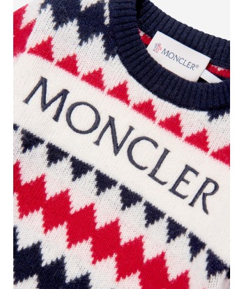 Moncler Enfant Baby Boys Logo Jumper in Multicolour 2023