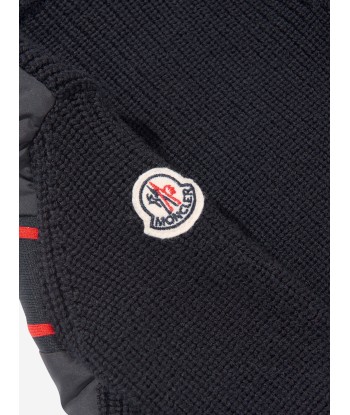 Moncler Enfant Baby Boys Down Padded Zip Up Cardigan in Navy de technologie