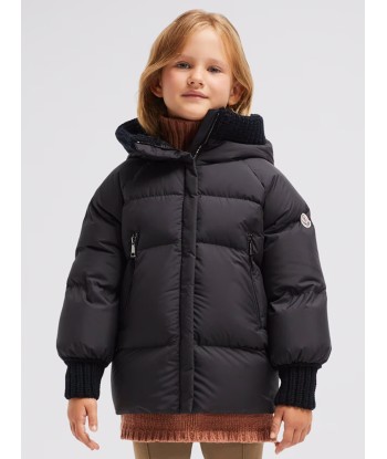 Moncler Enfant Girls Down Padded Ronda Jacket in Black pour bénéficier 