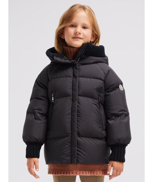 Moncler Enfant Girls Down Padded Ronda Jacket in Black pour bénéficier 