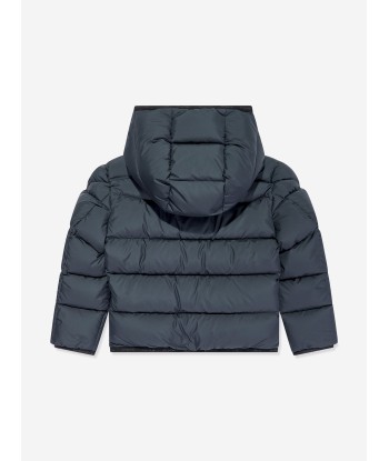 Moncler Enfant Boys Down Padded Mattan Jacket in Navy de la marque