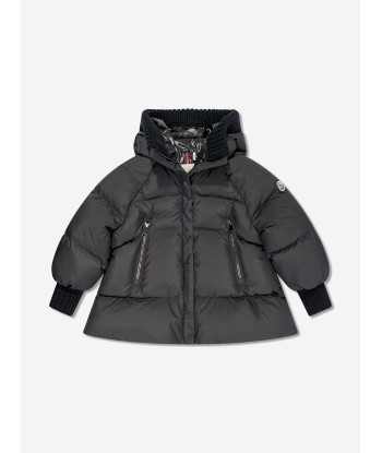 Moncler Enfant Girls Down Padded Ronda Jacket in Black pour bénéficier 