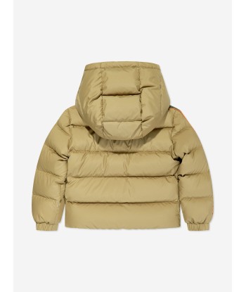 Moncler Enfant Boys Down Padded Benton Jacket in Green Toutes les collections ici