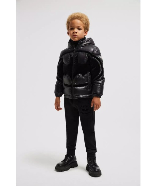 Moncler Enfant Boys Down Padded Solander Jacket in Black offre 