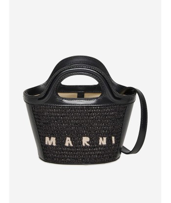 MARNI Girls Tropicalia Micro Bag in Black (21cm) s'inspire de l'anatomie humaine