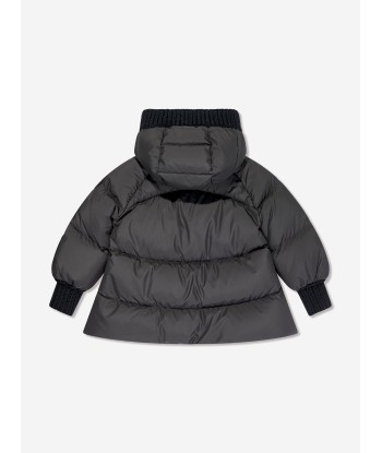 Moncler Enfant Girls Down Padded Ronda Jacket in Black pour bénéficier 