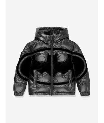 Moncler Enfant Boys Down Padded Solander Jacket in Black offre 