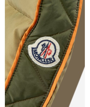 Moncler Enfant Boys Down Padded Benton Jacket in Green Toutes les collections ici