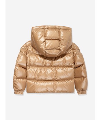 Moncler Enfant Boys Down Padded Yule Jacket in Beige français