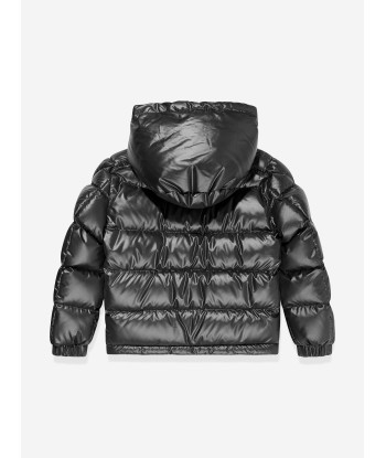 Moncler Enfant Boys Down Padded Solander Jacket in Black offre 