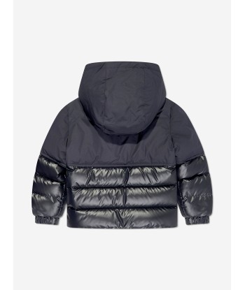 Moncler Enfant Boys Down Padded Andres Jacket in Navy de la marque