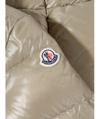 Moncler Enfant Girls Down Padded Bellevue Long Coat in Beige online