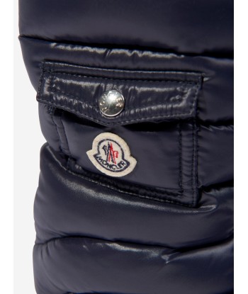 Moncler Enfant Kids Down Padded Petit Gaia Pocket Snow Boots in Navy Toutes les collections ici