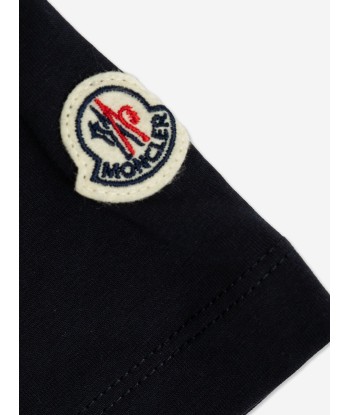 Moncler Enfant Boys Logo T-Shirt in Navy basket pas cher