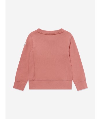 Moncler Enfant Girls Logo Sweatshirt in Pink votre restaurant rapide dans 