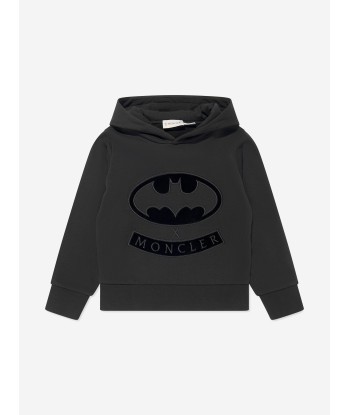 Moncler Enfant Boys Batman Hoodie in Black plus qu'un jeu 