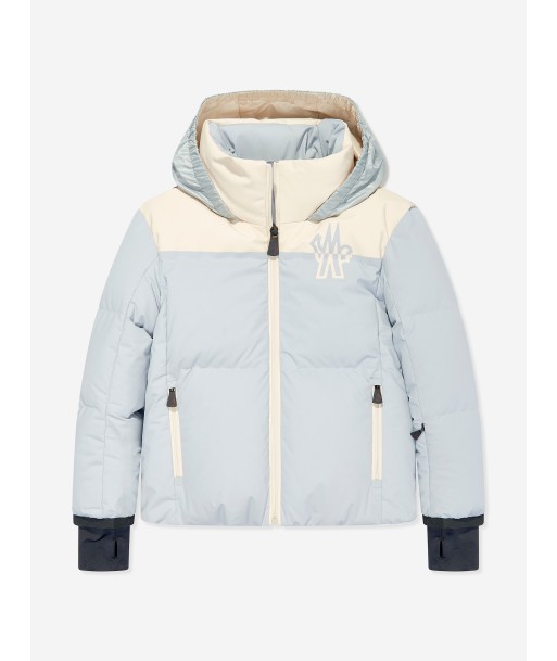 Moncler Enfant Girls Grenoble Down Padded Stennes Jacket in Blue pour bénéficier 