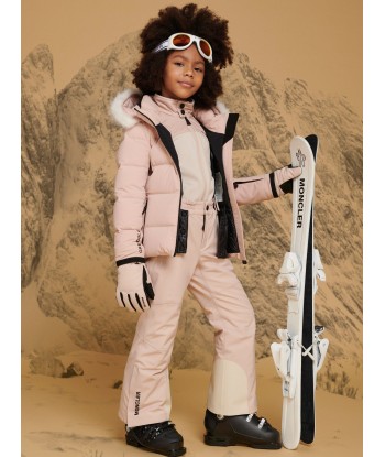 Moncler Enfant Girls Grenoble Down Padded New Guyane Jacket in Pink en ligne des produits 