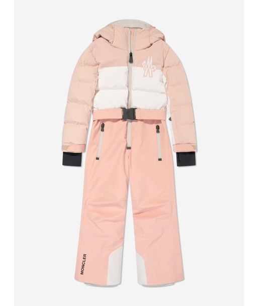 Moncler Enfant Girls Grenoble Down Padded Ski Suit in Pink sélection de produits