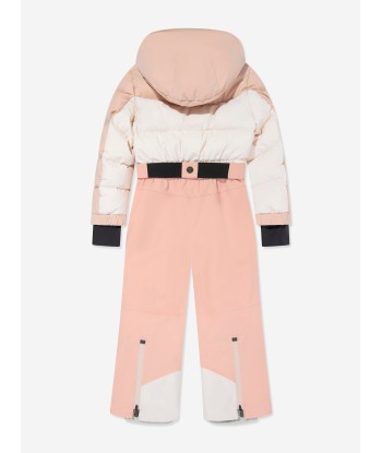 Moncler Enfant Girls Grenoble Down Padded Ski Suit in Pink sélection de produits