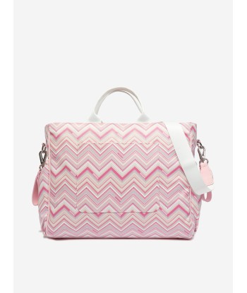 Missoni Baby Girls Zigzag Changing Bag in Pink (41cm) les ctes