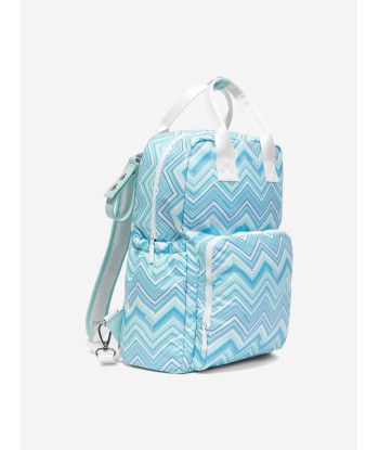 Missoni Baby Boys Zigzag Backpack Changing Bag in Blue vous aussi creer 